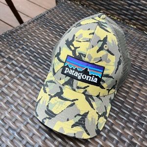 Patagonia Lopro P-6 Trucker Hat Camo | Adjustable Meshback Hat | Low…